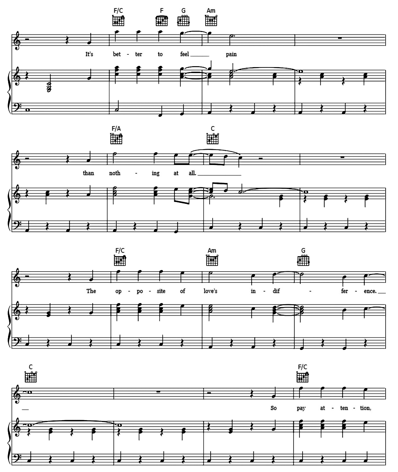 Stubborn Love sheet music 4