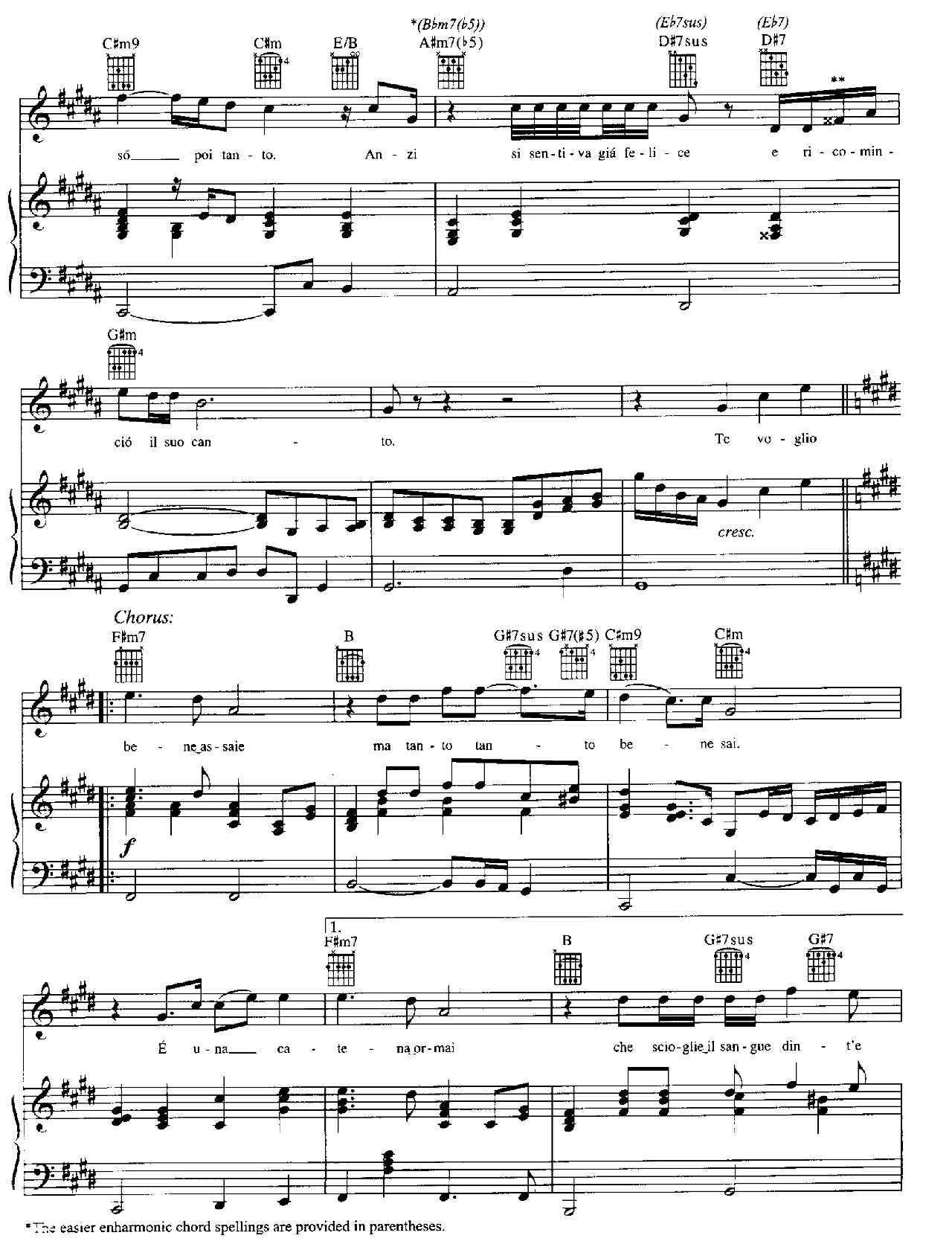 Caruso sheet music 6