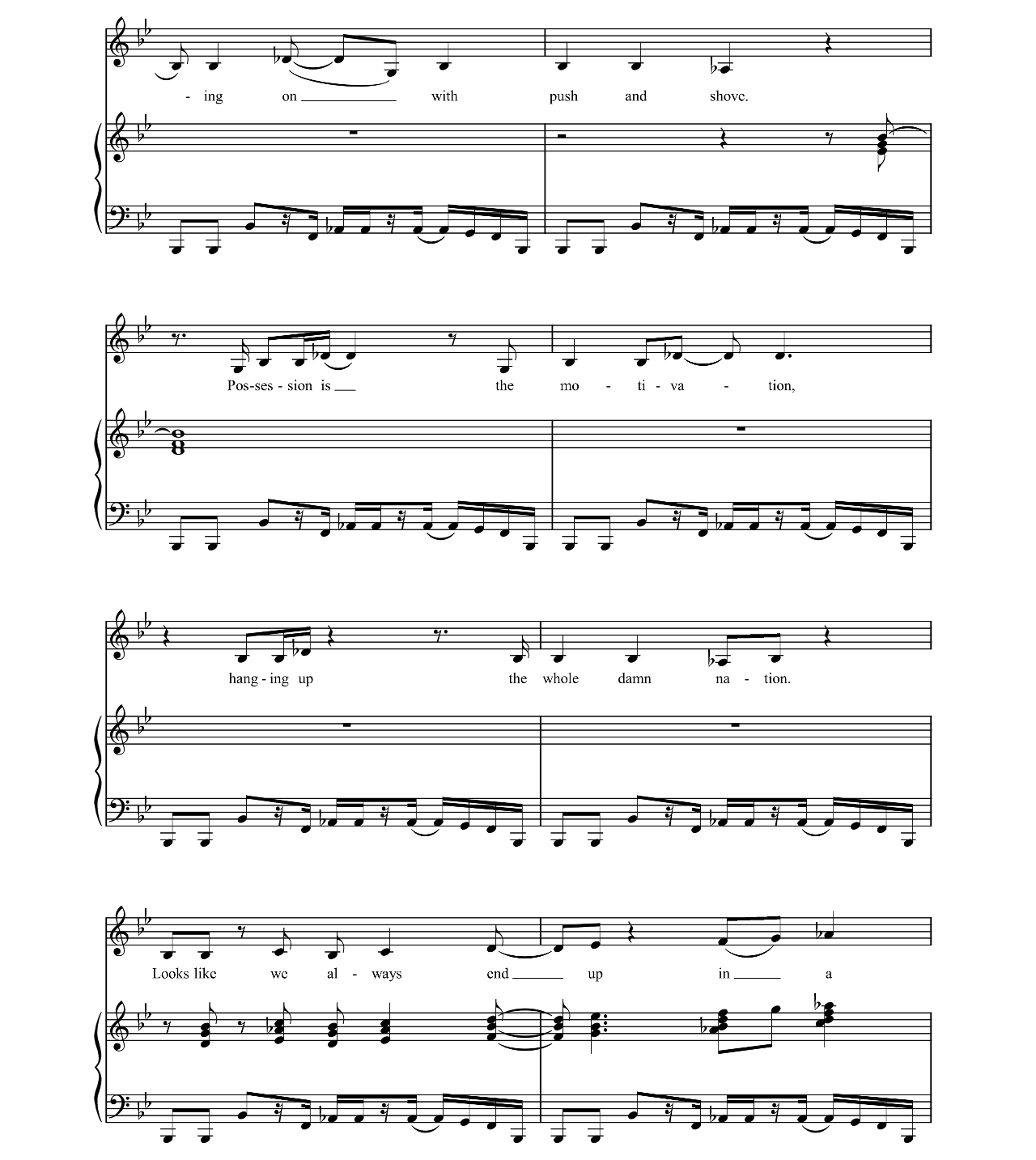 Compared To What sheet music 2