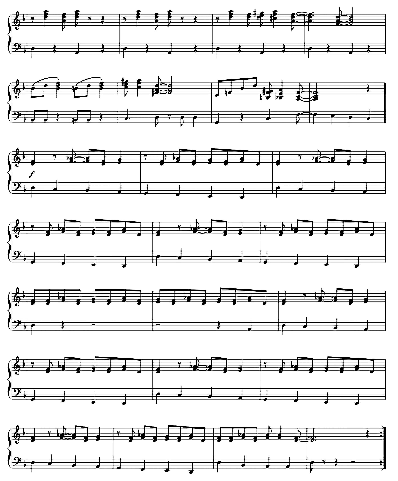 Cantina Band (from Star Wars) sheet music 2