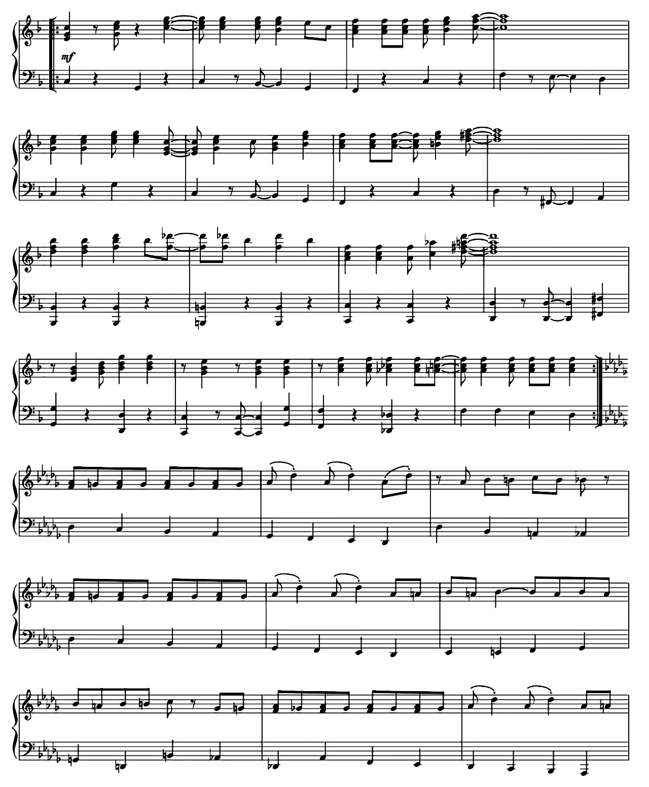 Cantina Band (from Star Wars) sheet music 3