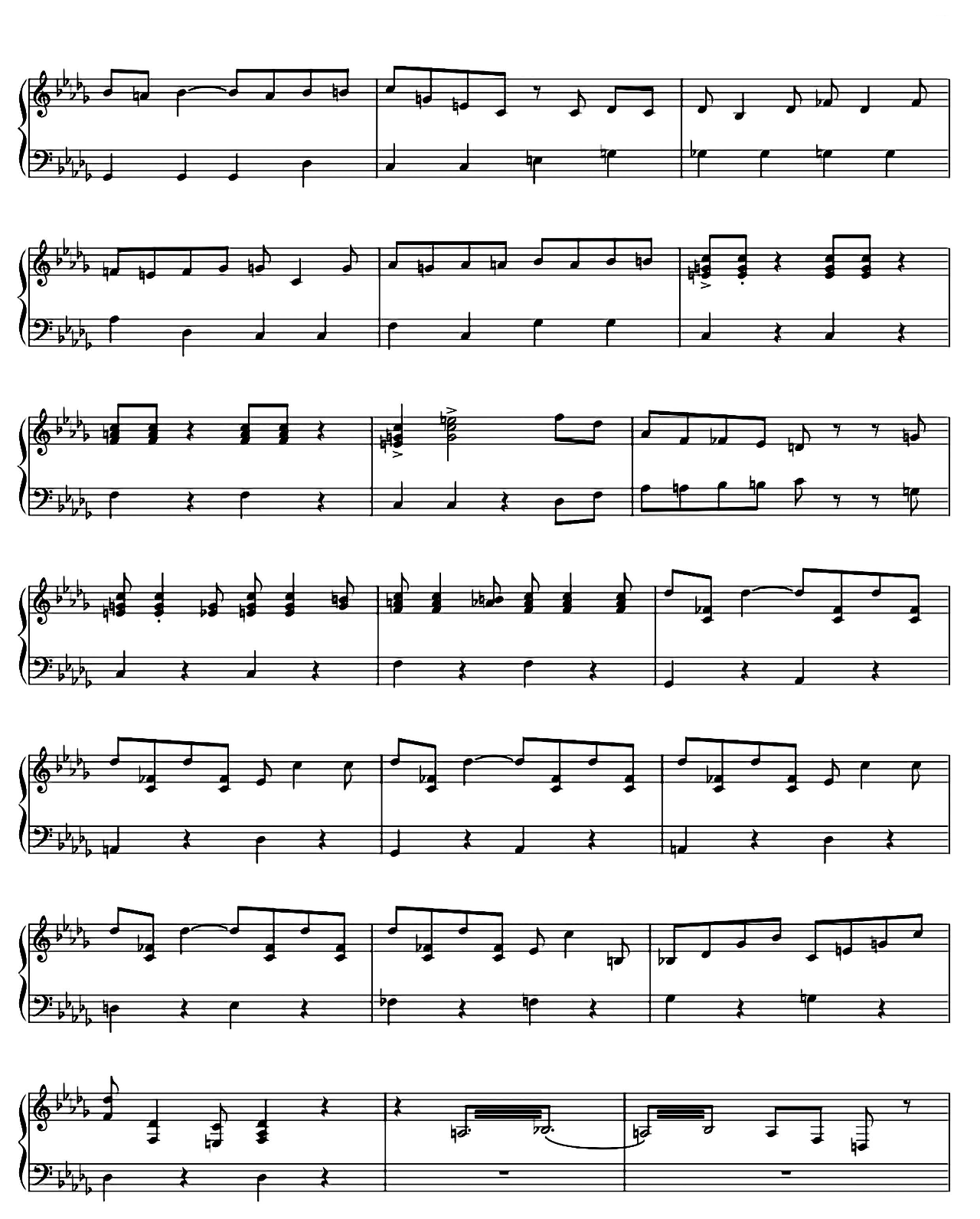 Cantina Band (from Star Wars) sheet music 4