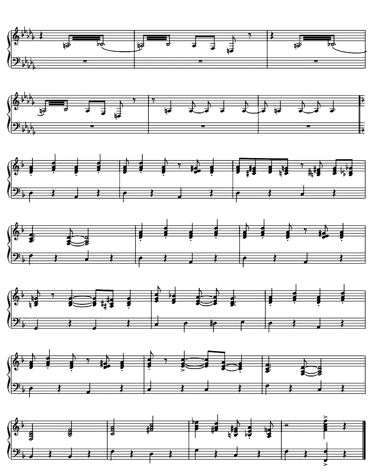 Cantina Band (from Star Wars) sheet music 5