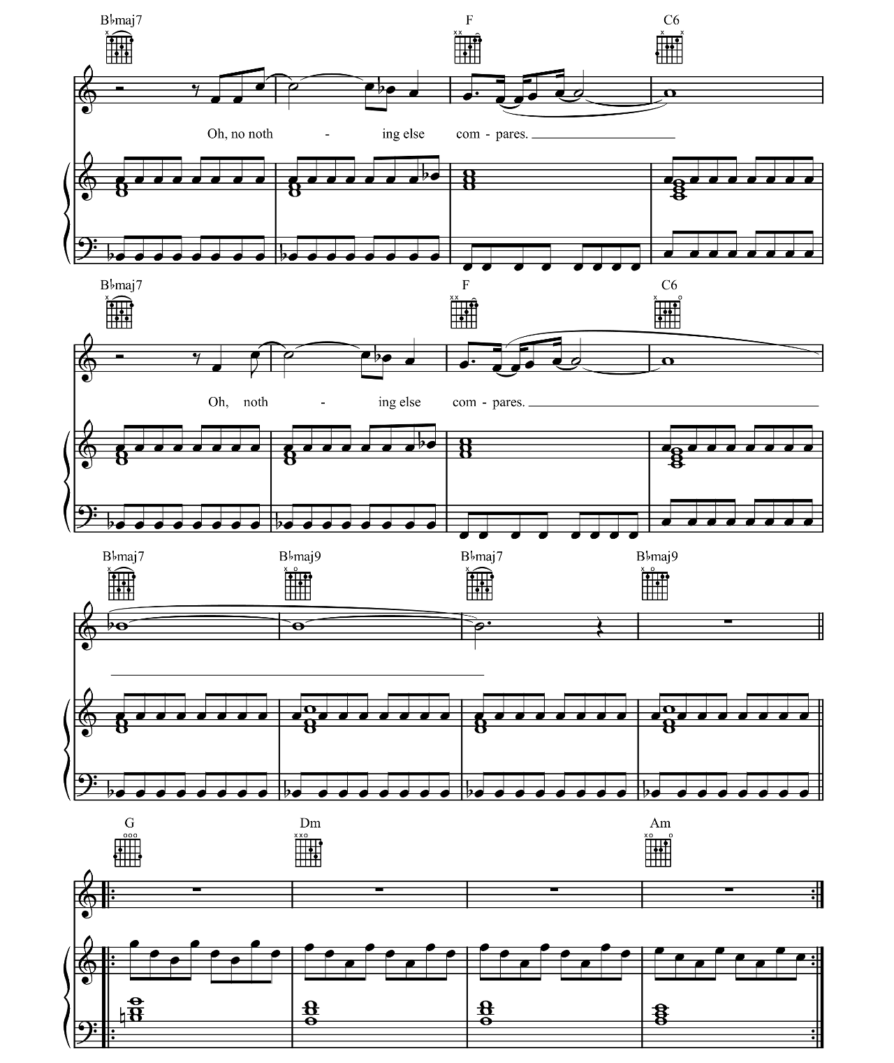 Clocks sheet music 5