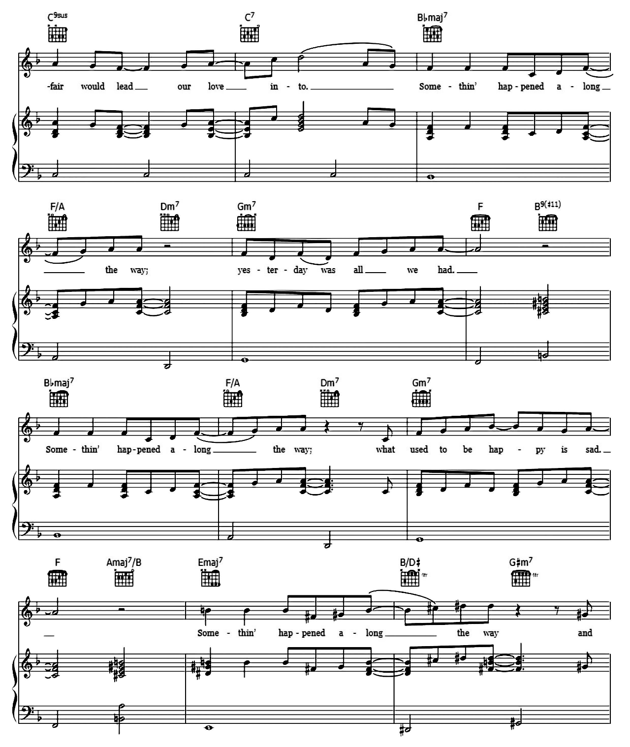 After The Love Has Gone sheet music 6