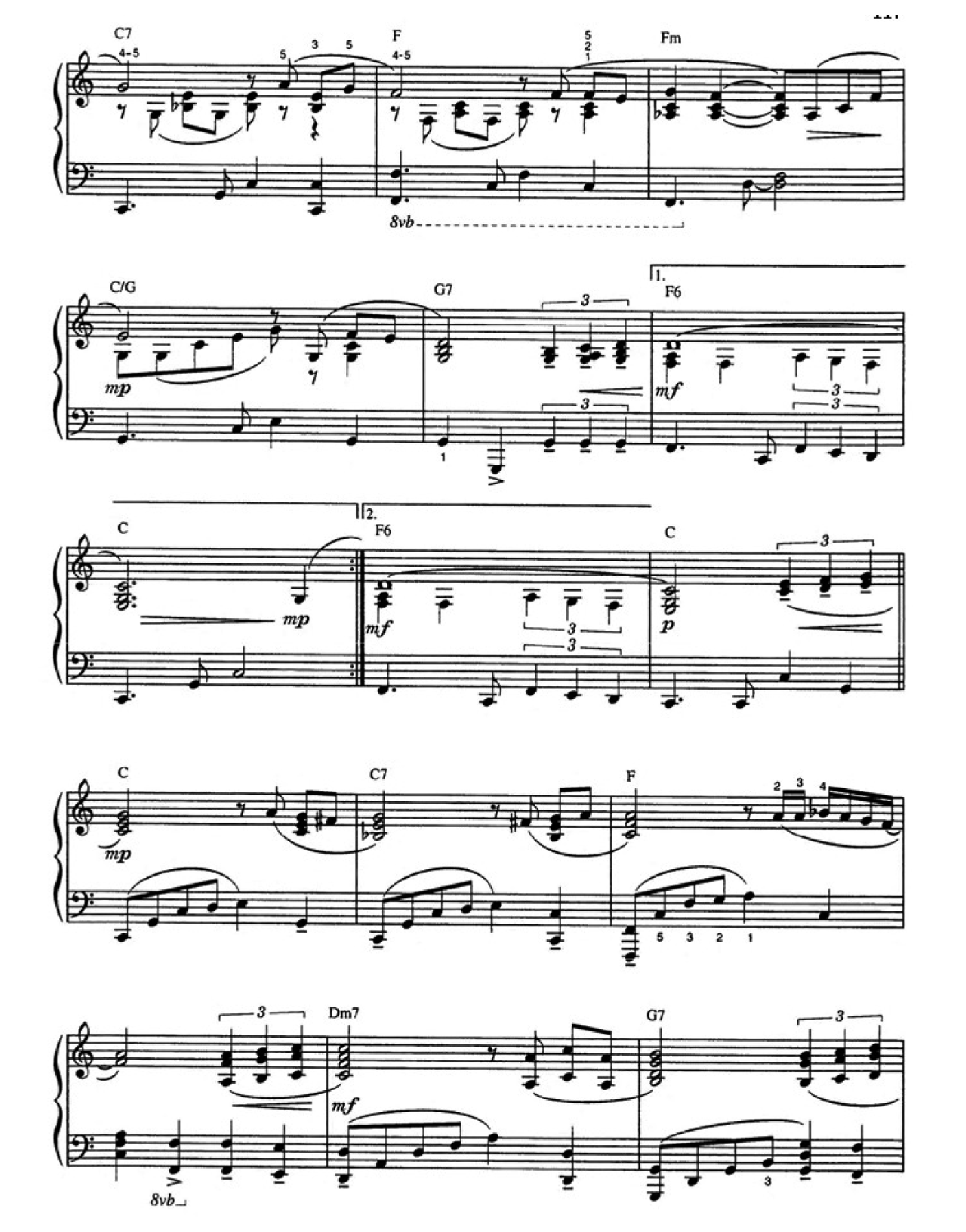 My Way sheet music 2