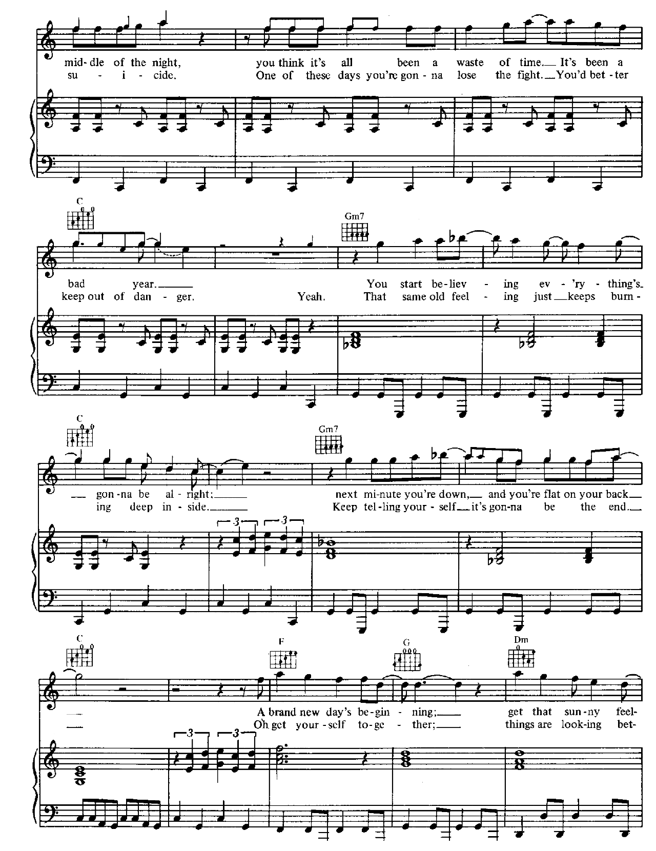 Keep Passing The Open Windows sheet music 3