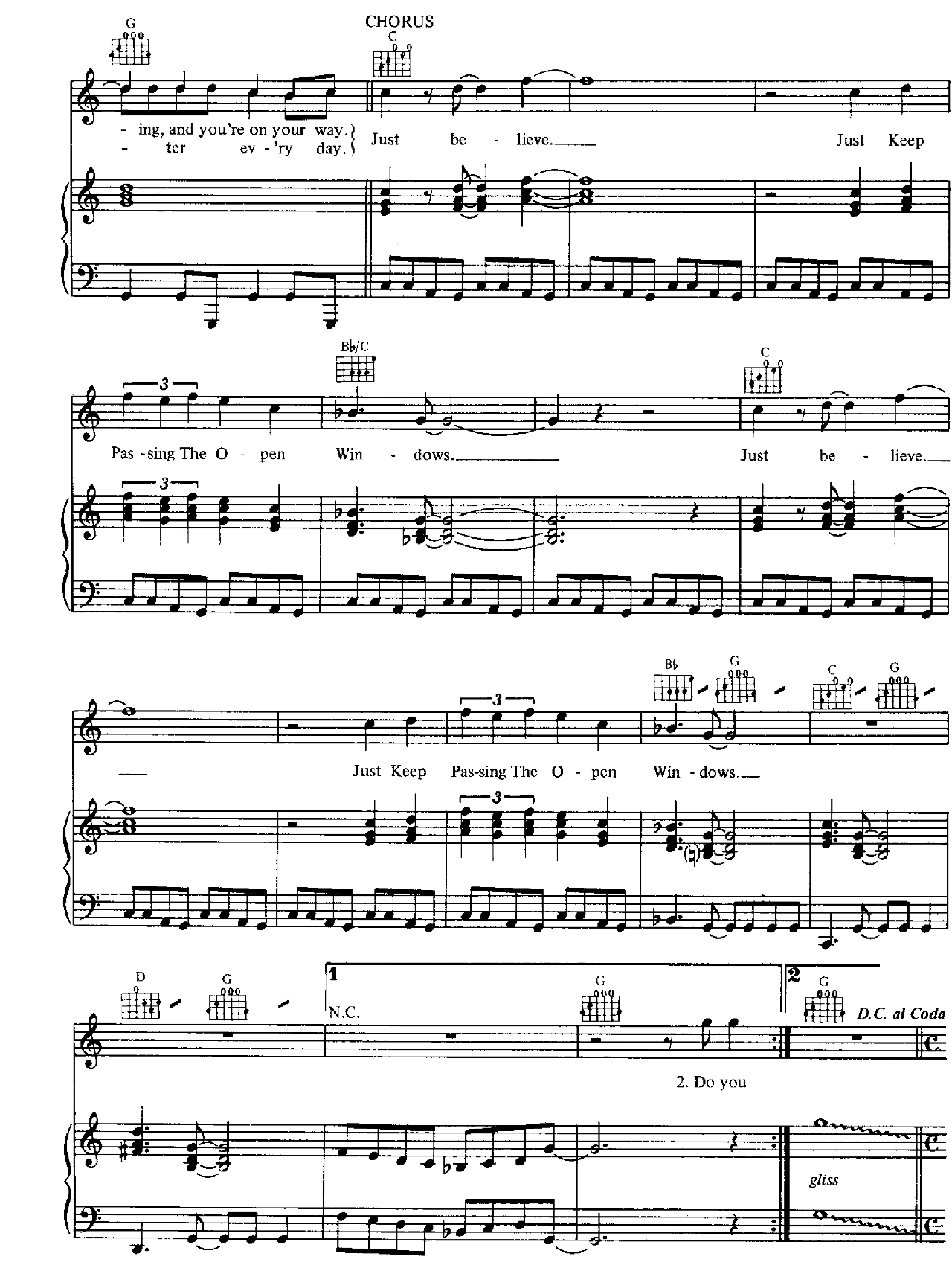 Keep Passing The Open Windows sheet music 4