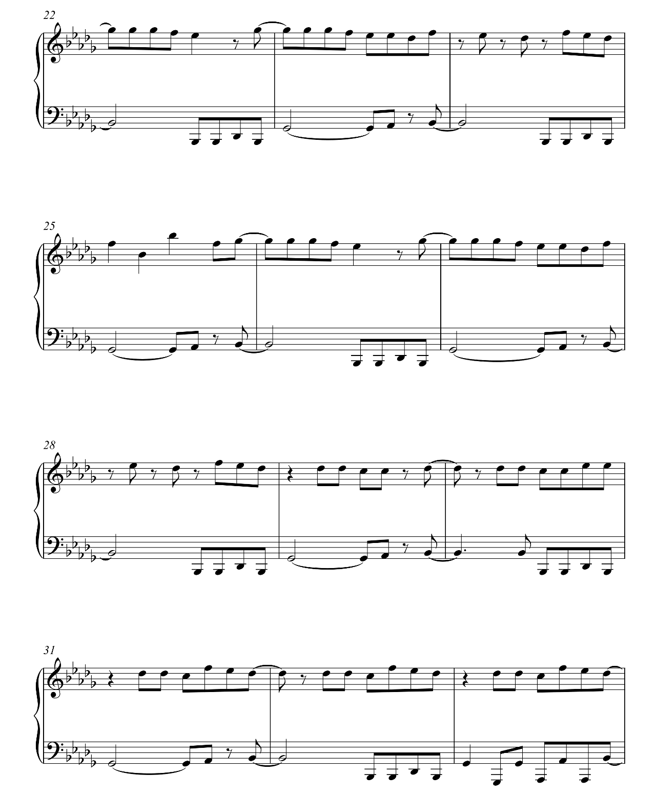 Lifestyle sheet music 3