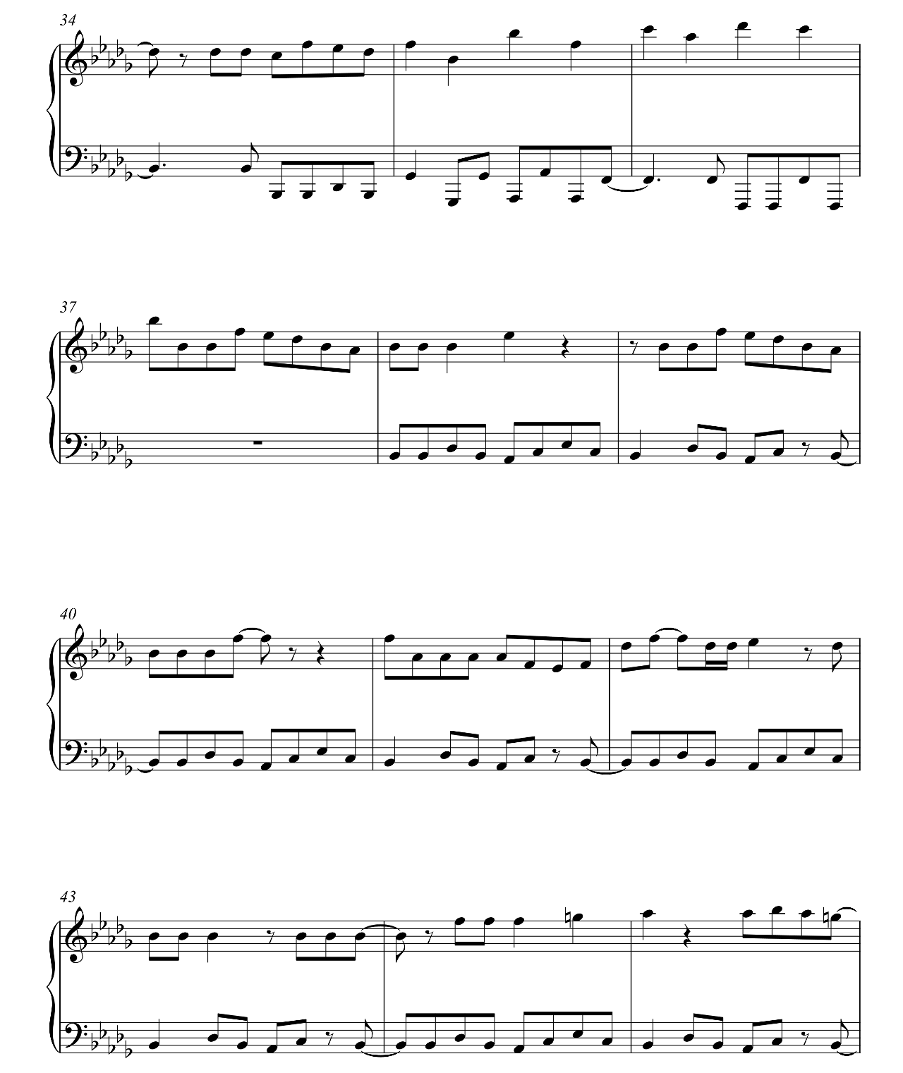 Lifestyle sheet music 4