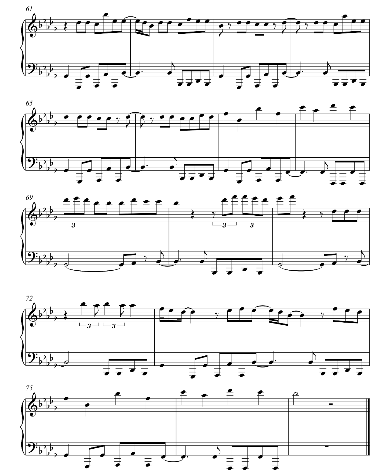 Lifestyle sheet music 6