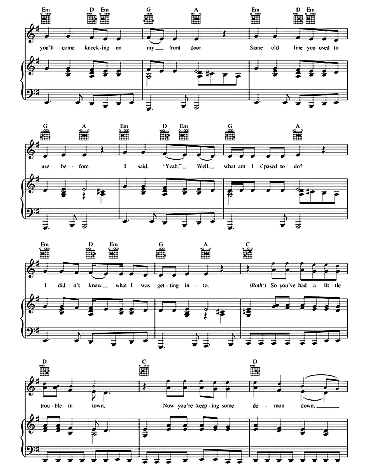 Stop Draggin' My Heart Around sheet music 2