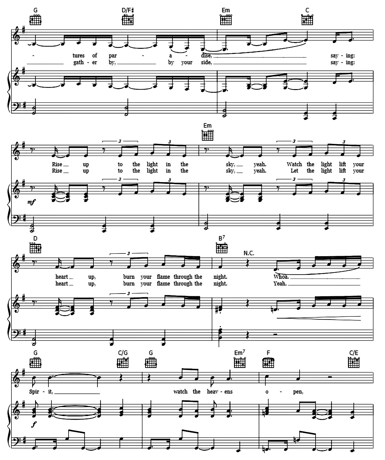 Spirit (from The Lion King) sheet music 2