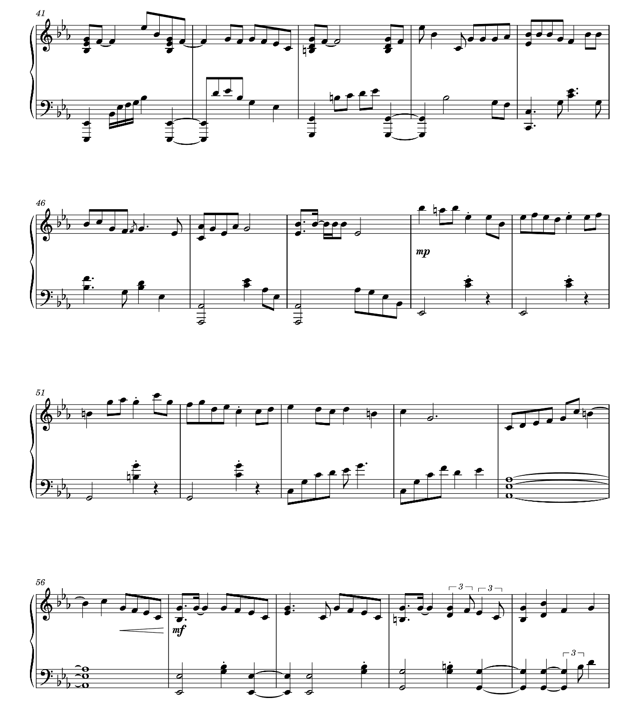 Psycho sheet music 3