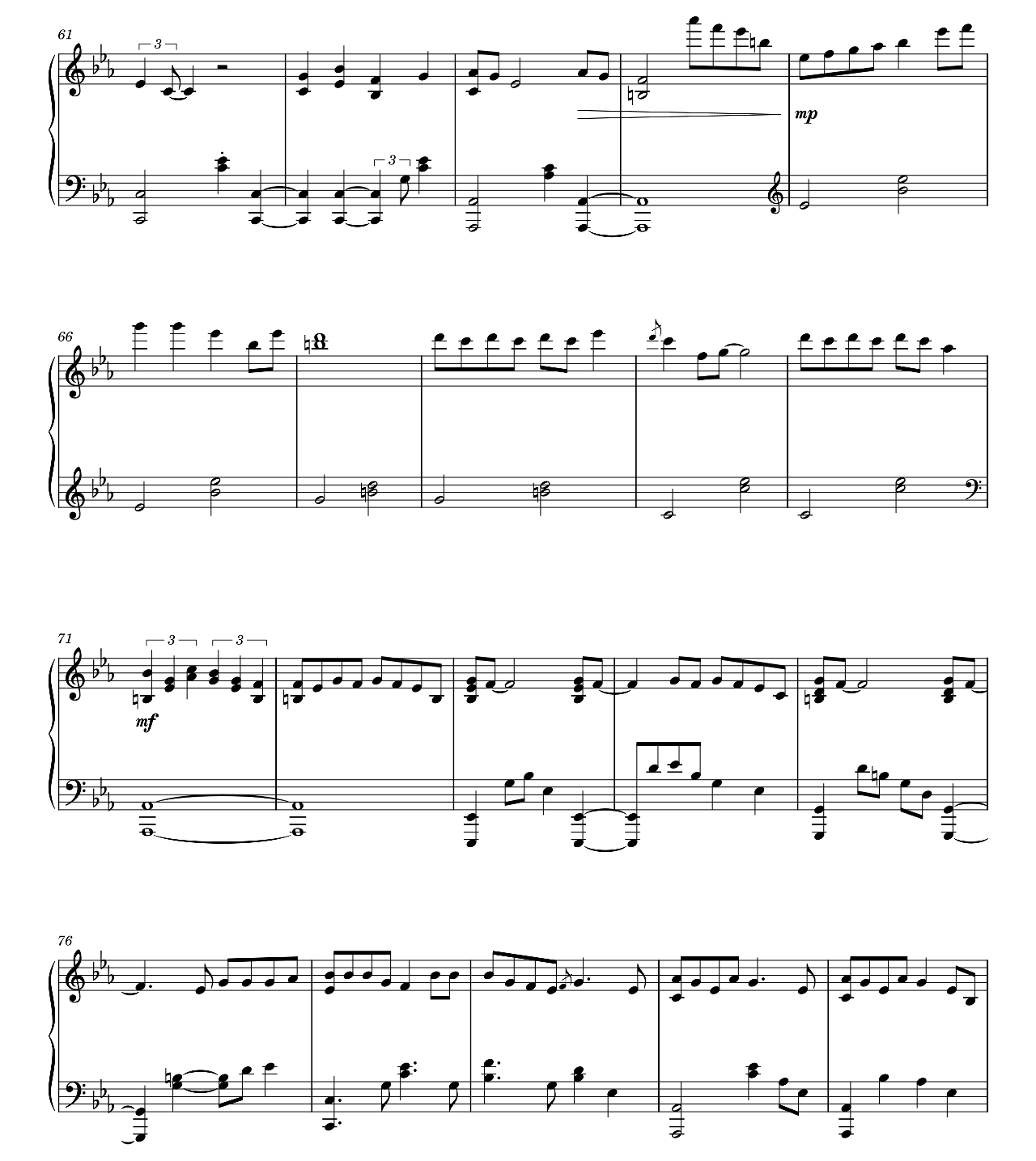 Psycho sheet music 4