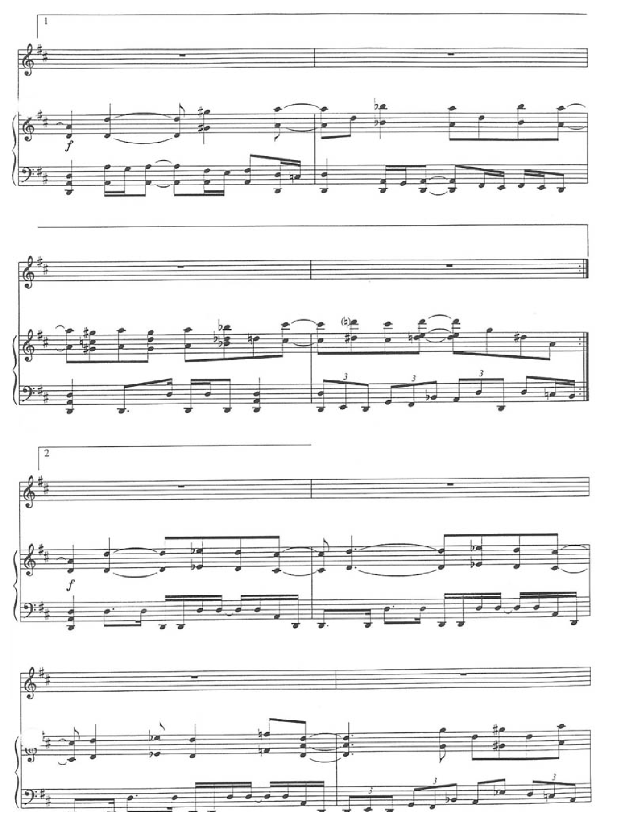 Uninvited sheet music 4