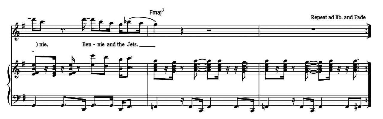 Bennie And The Jets sheet music 4