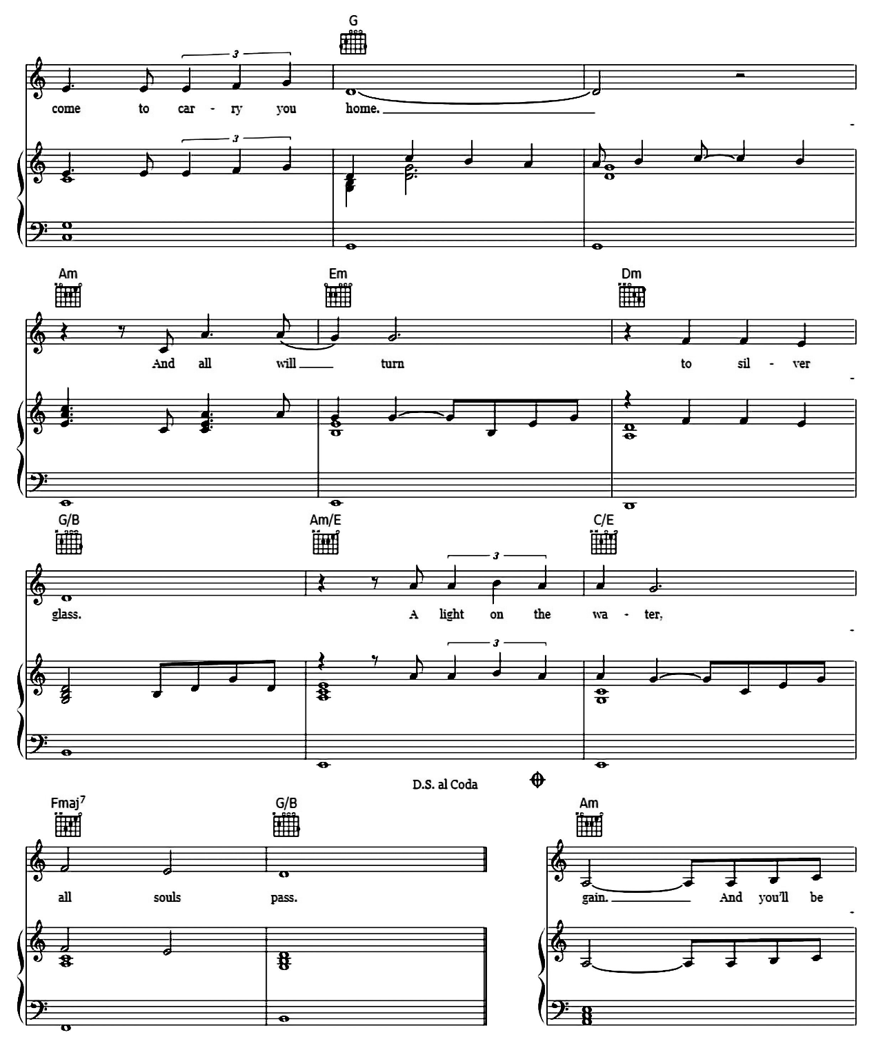 Into The West sheet music 5