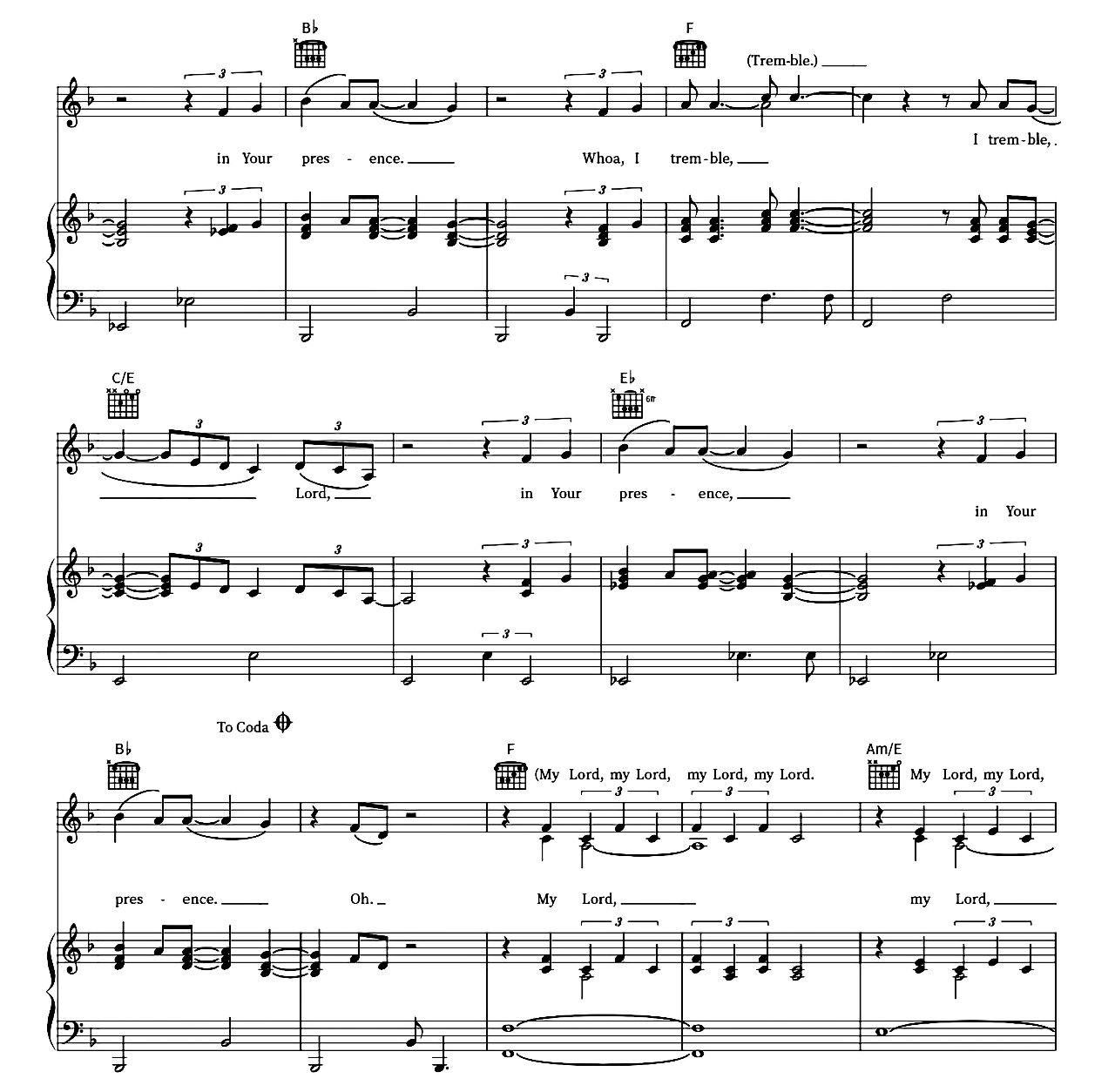 Tremble sheet music 4