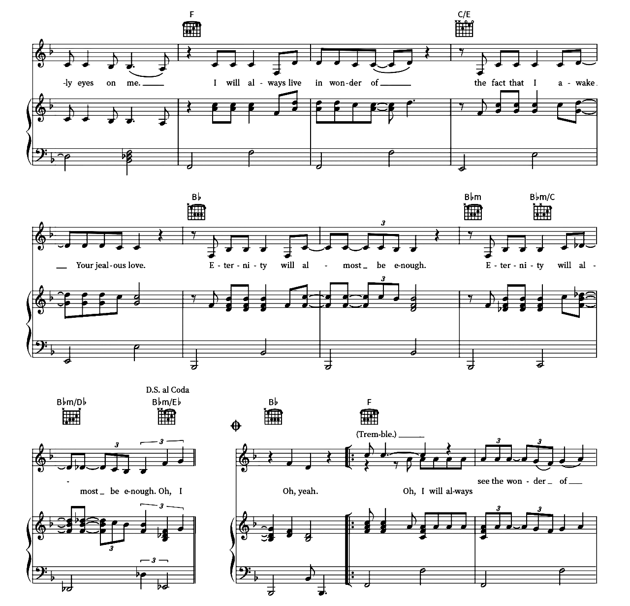 Tremble sheet music 7