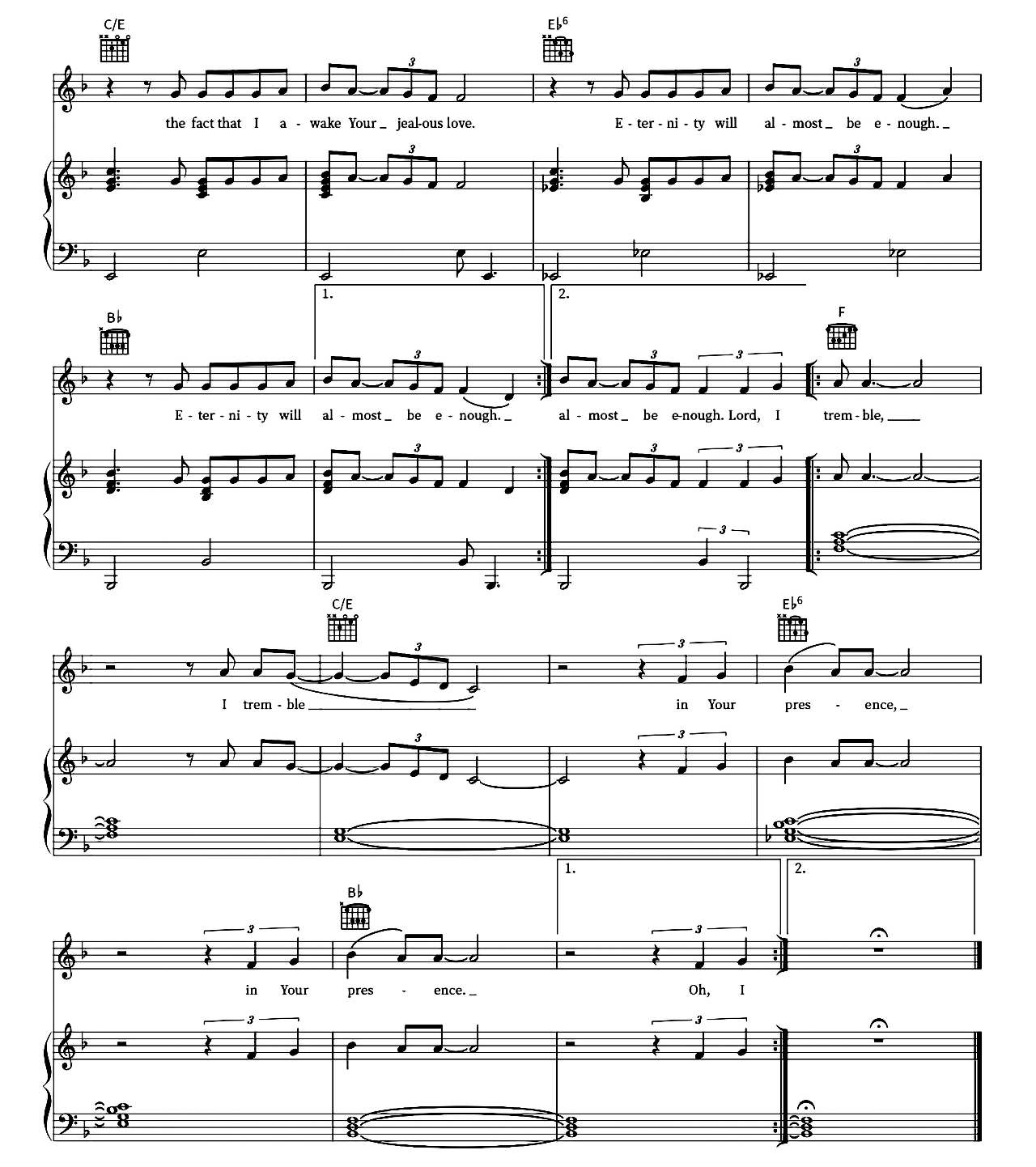 Tremble sheet music 8