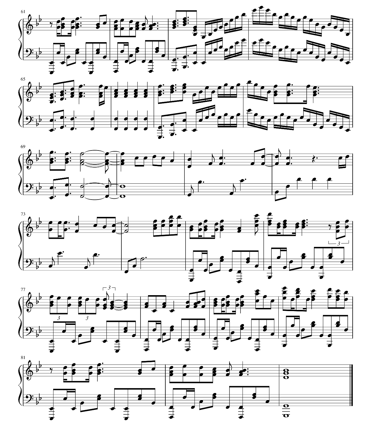 Heading Home sheet music 4