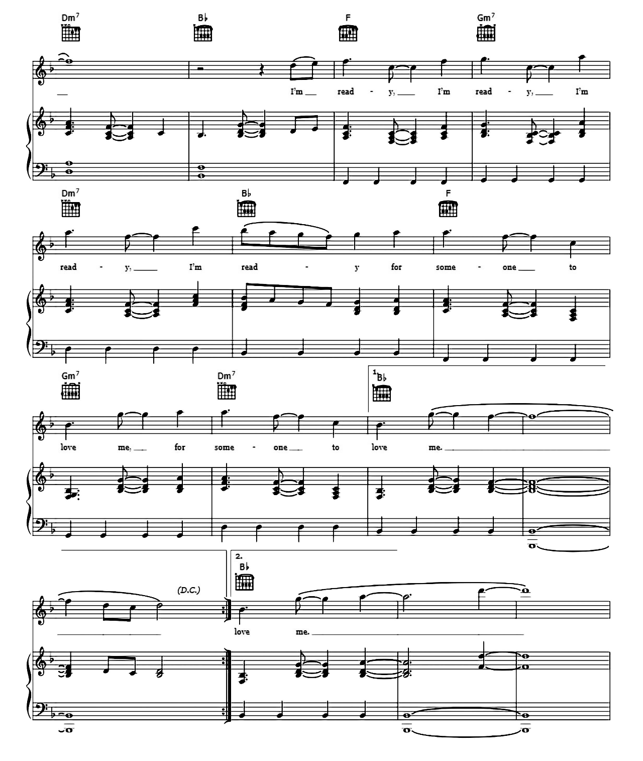I'm Ready sheet music 4