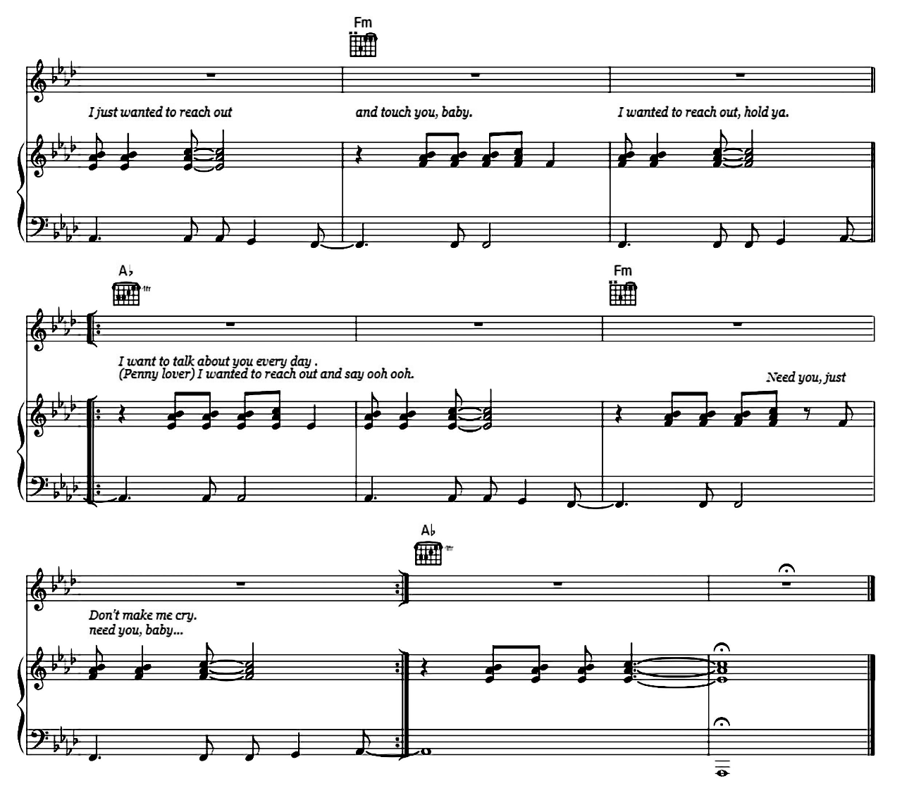 Penny Lover sheet music 10