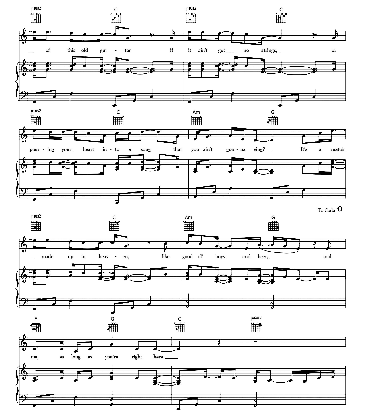 Better Together sheet music 3