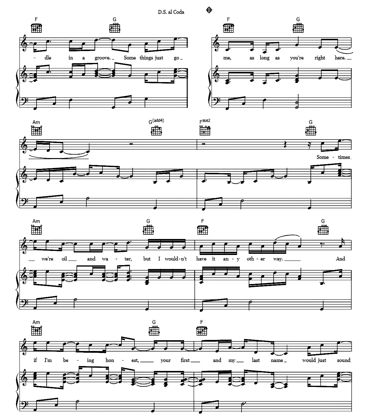 Better Together sheet music 5