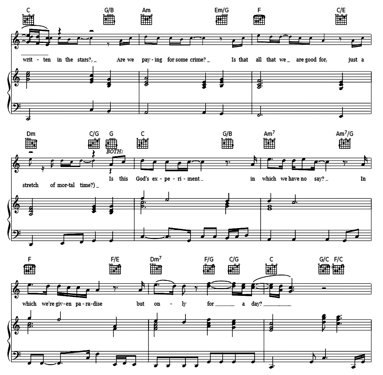 Written In The Stars (from Aida) sheet music 5