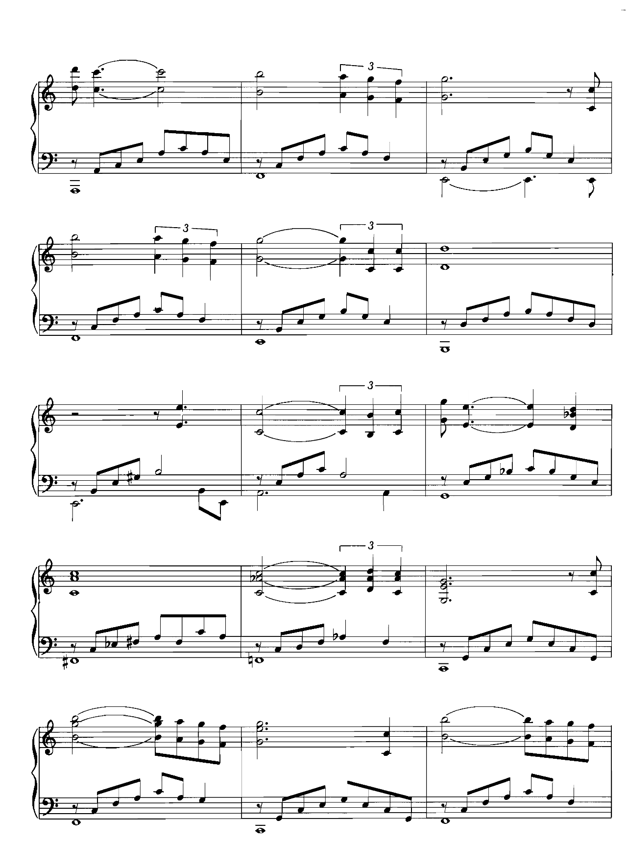 Moon River sheet music 3