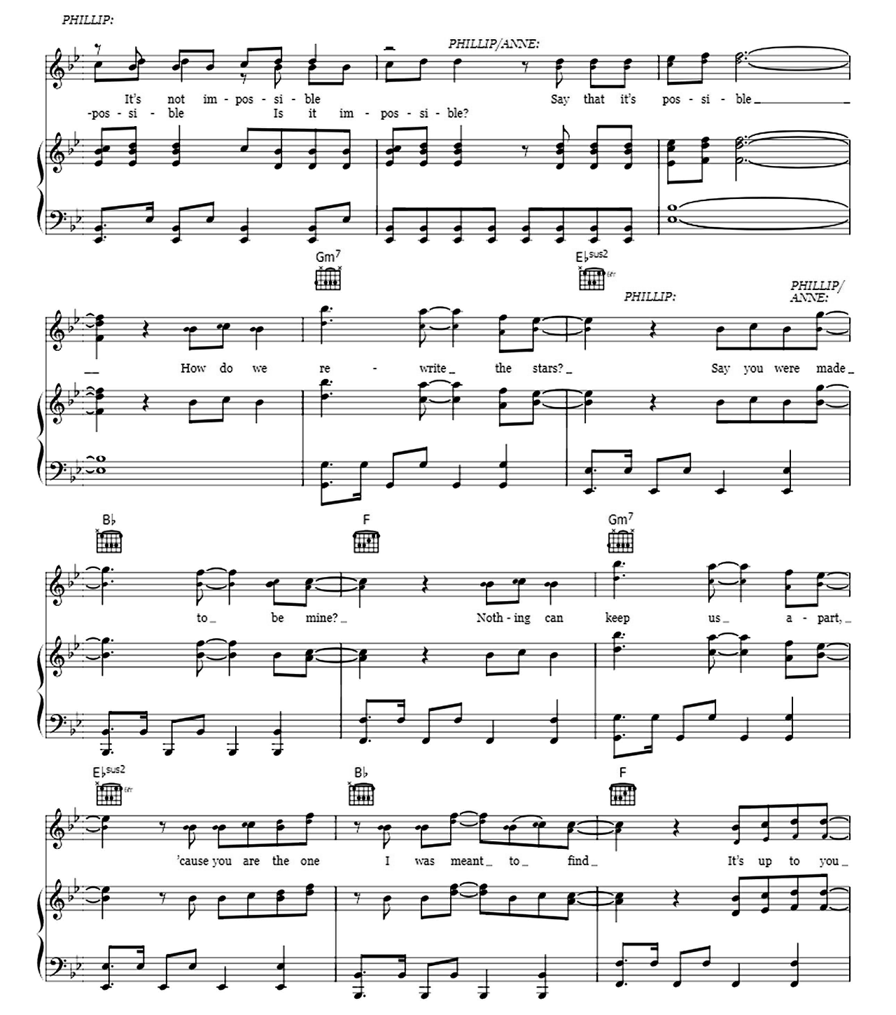 Rewrite The Stars sheet music 7