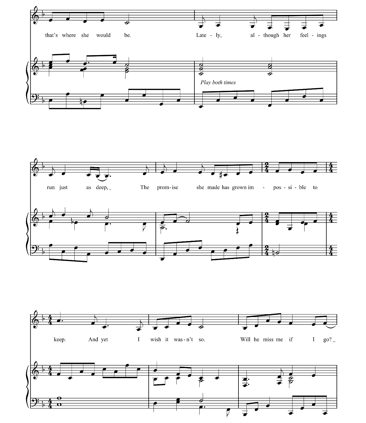 Someone Else's Story (from Chess) sheet music 2