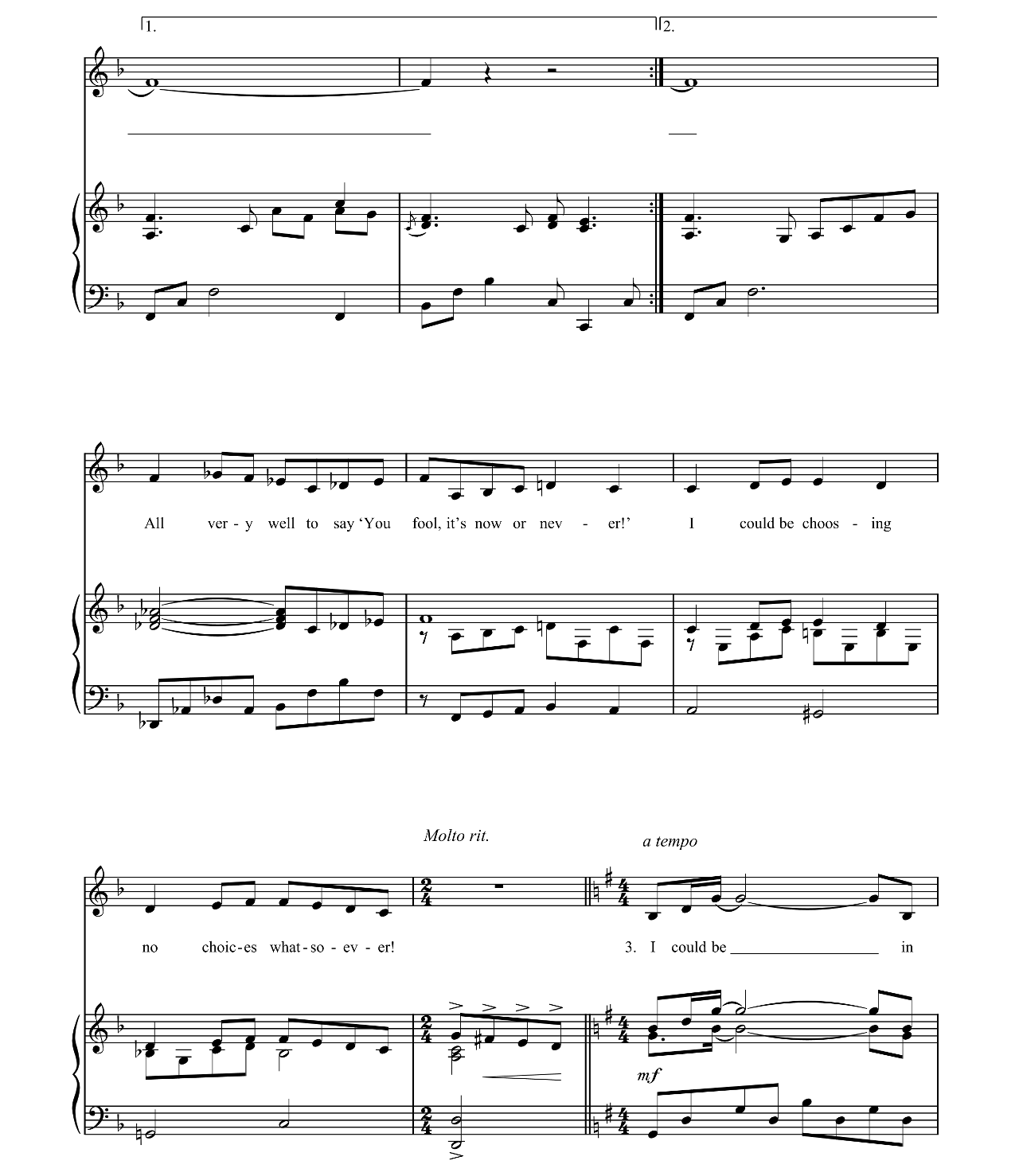 Someone Else's Story (from Chess) sheet music 3