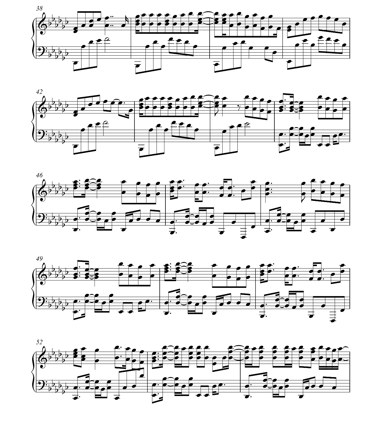 Attention sheet music 3