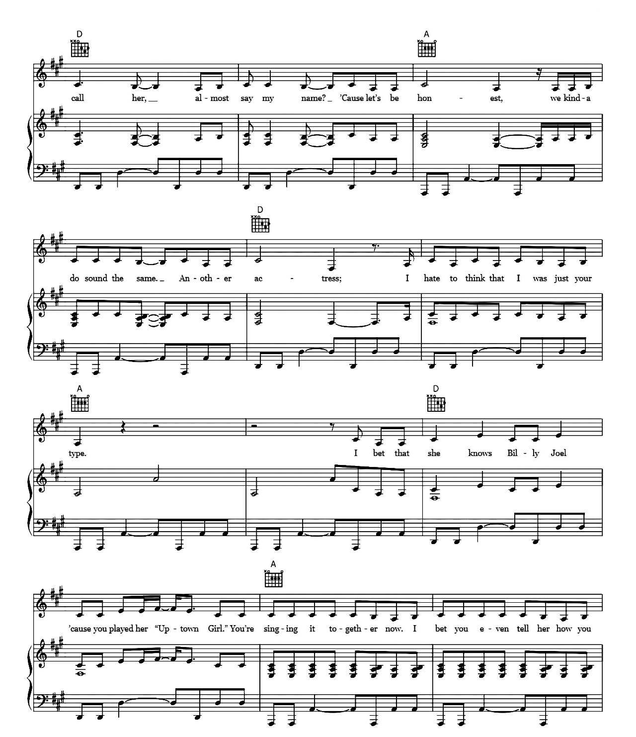 Deja Vu sheet music 4