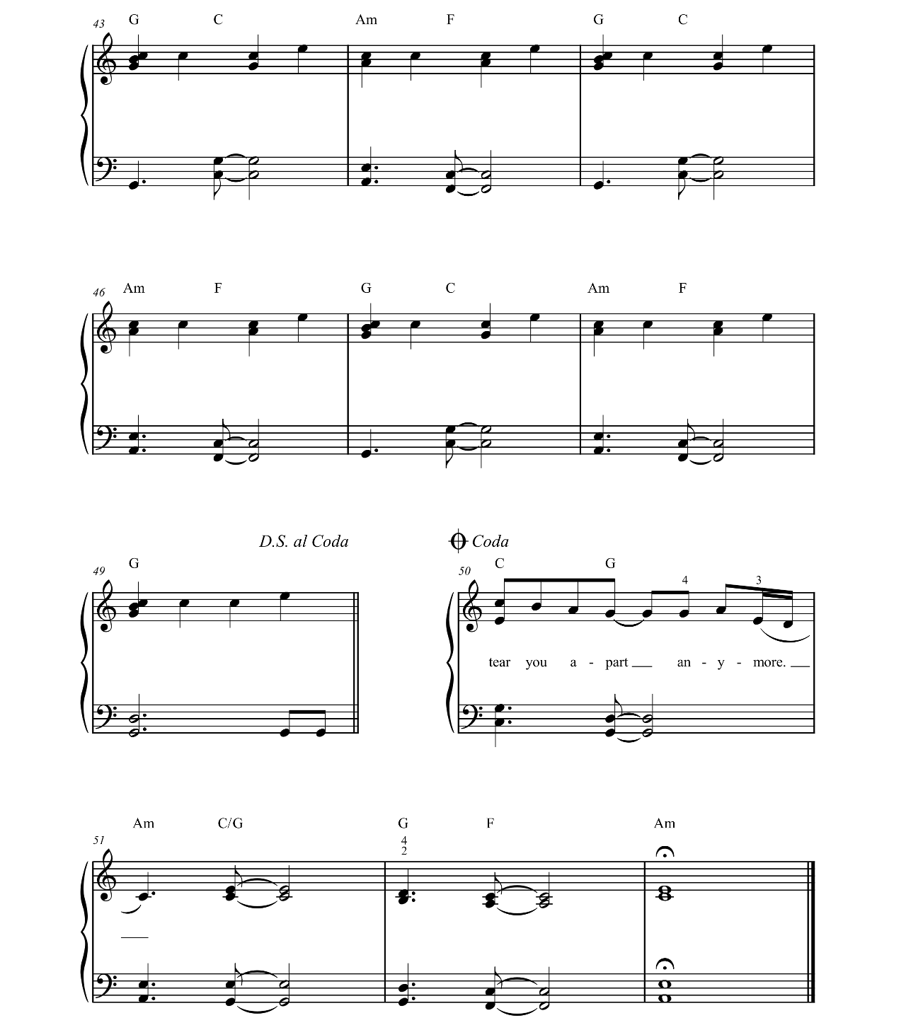 Hello sheet music 6
