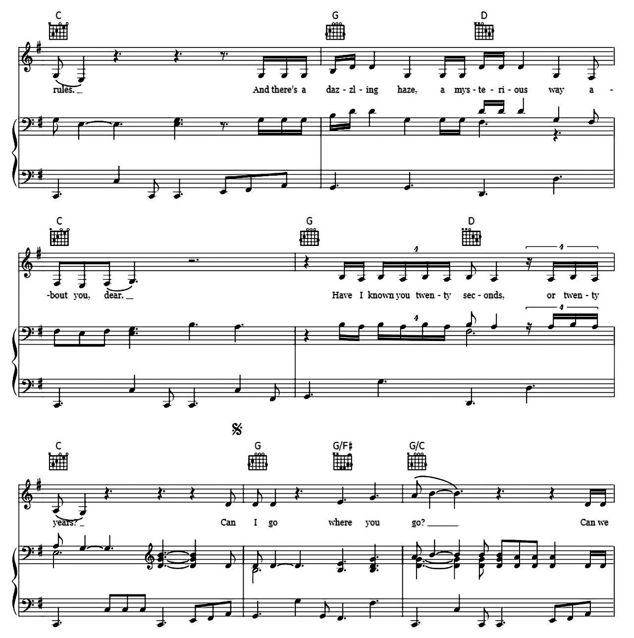 Lover sheet music 2