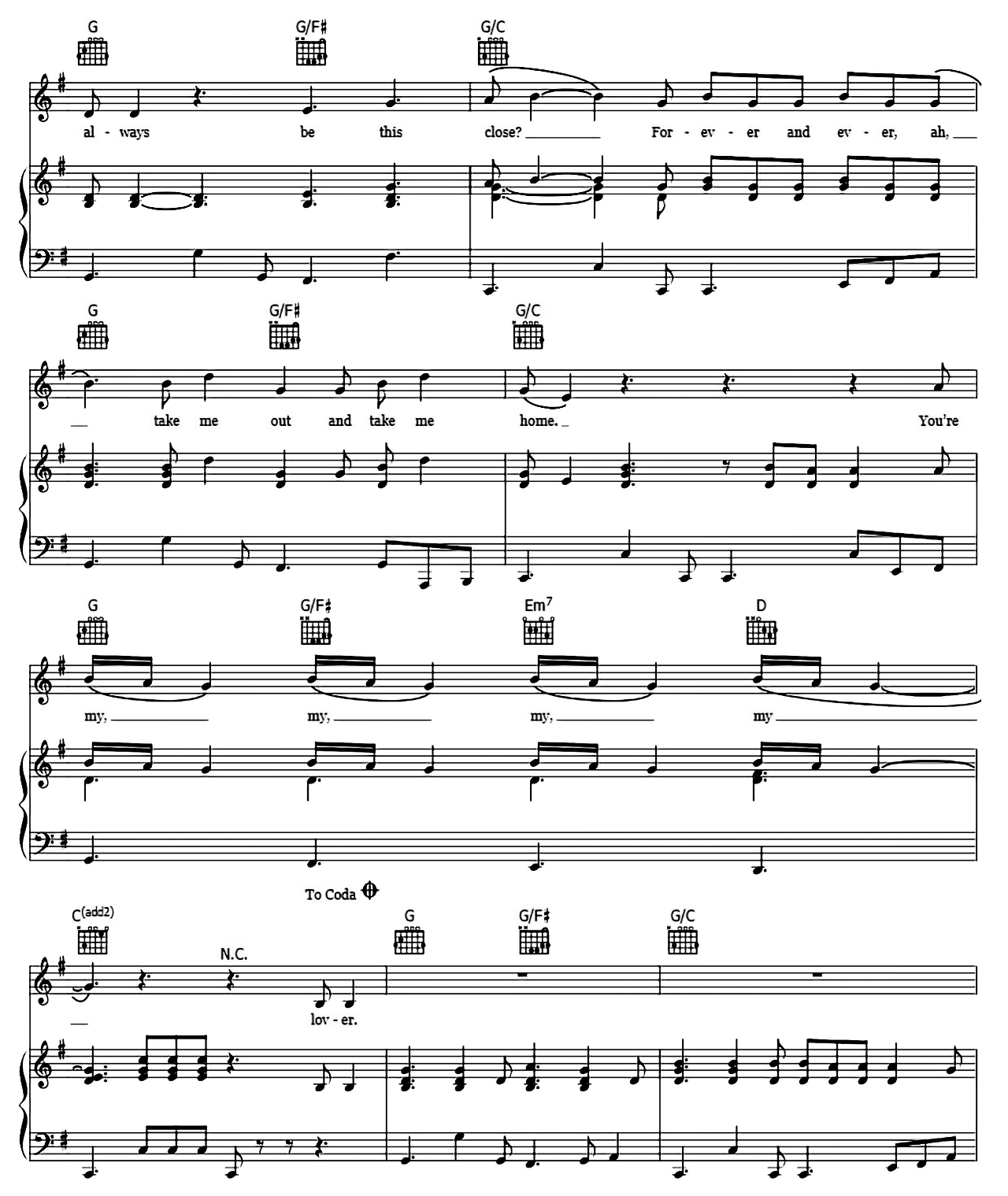 Lover sheet music 3