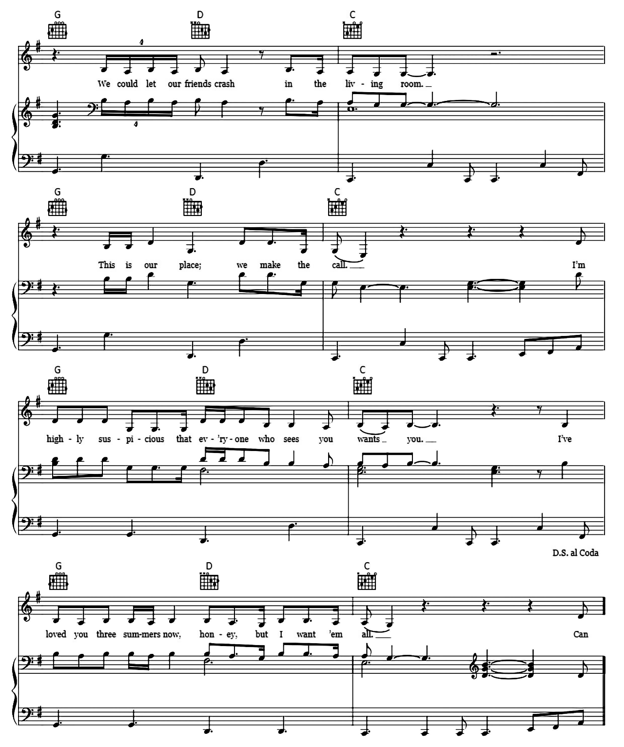 Lover sheet music 4