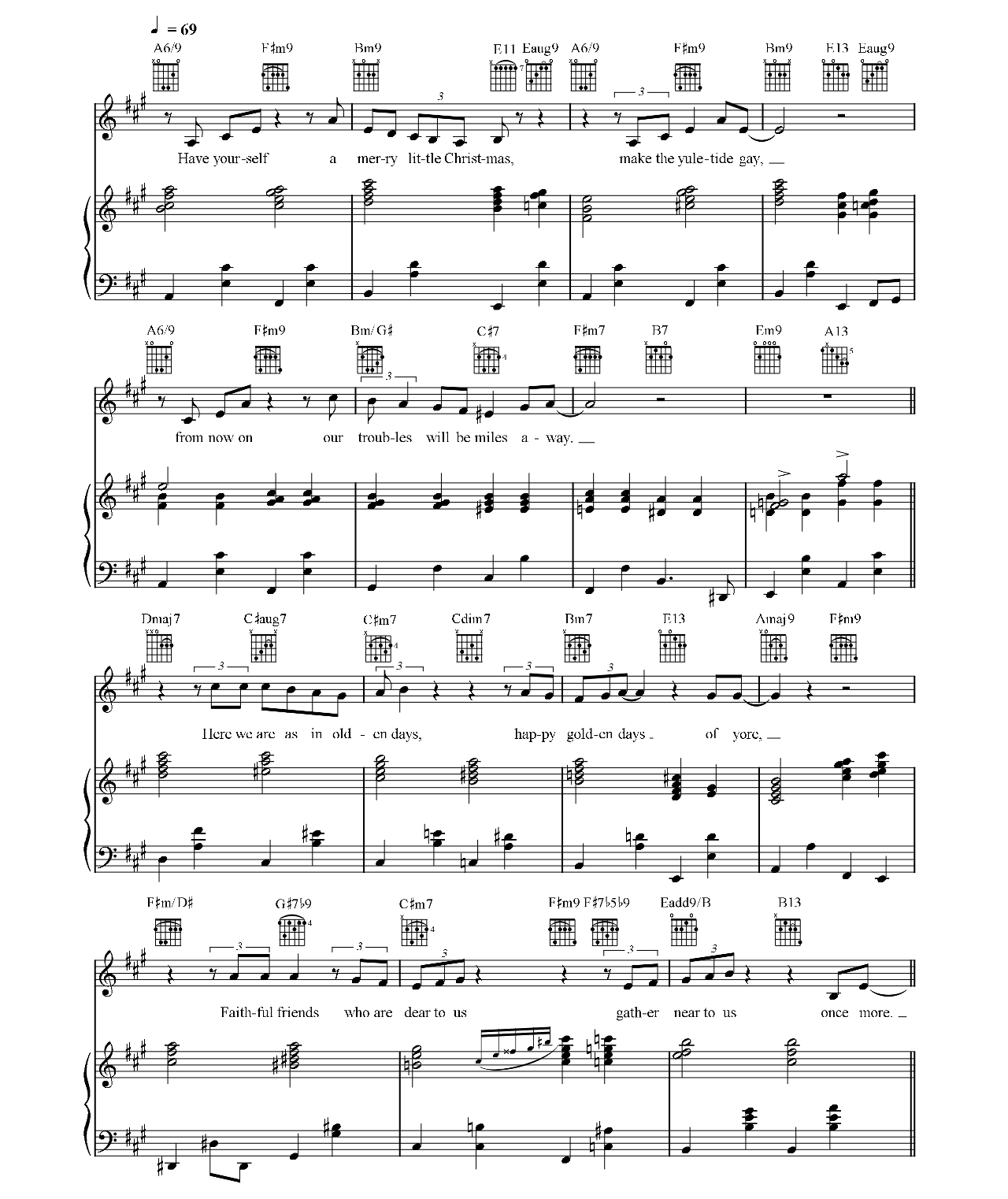 Have Yourself A Merry Little Christmas sheet music 2