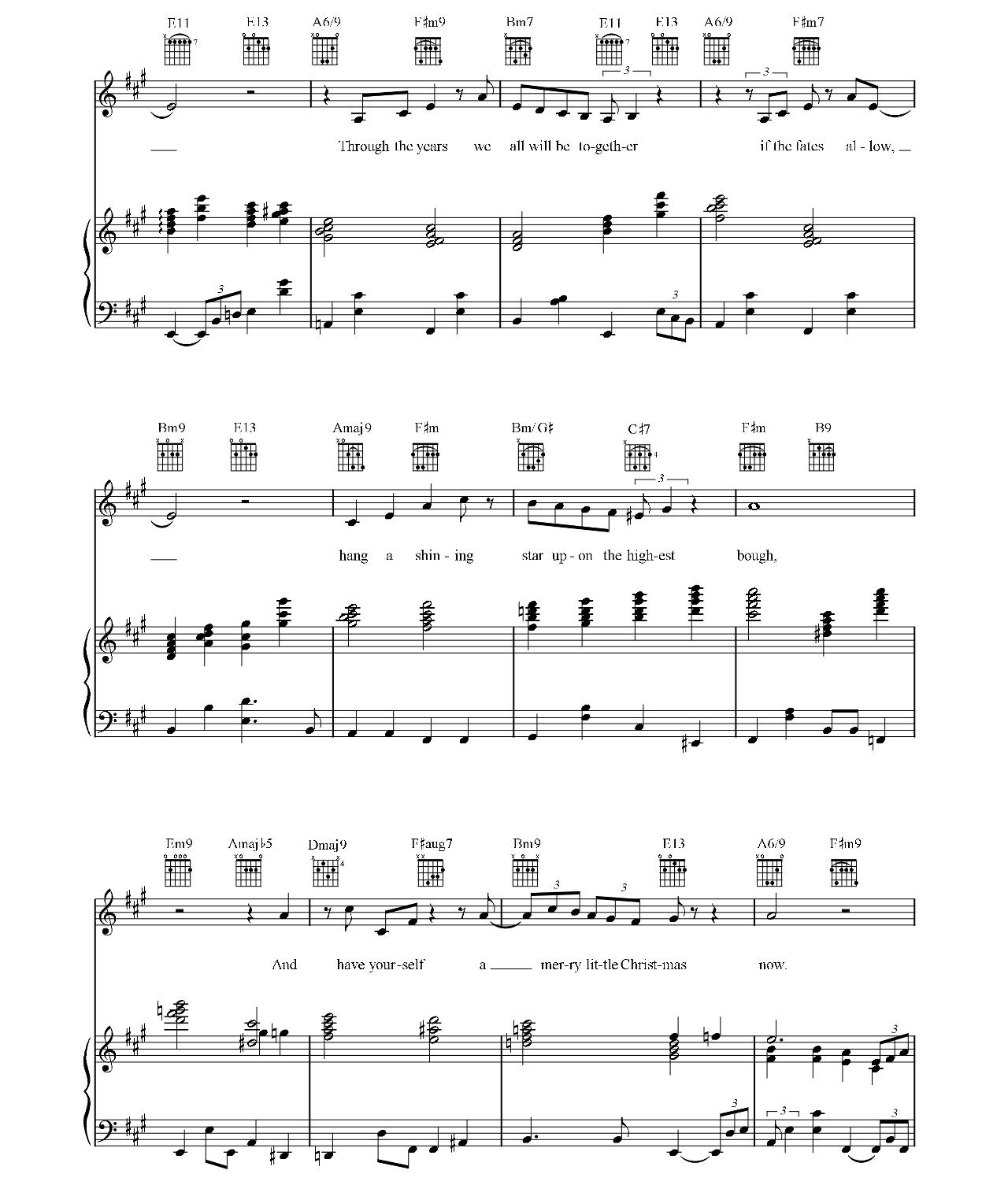 Have Yourself A Merry Little Christmas sheet music 3