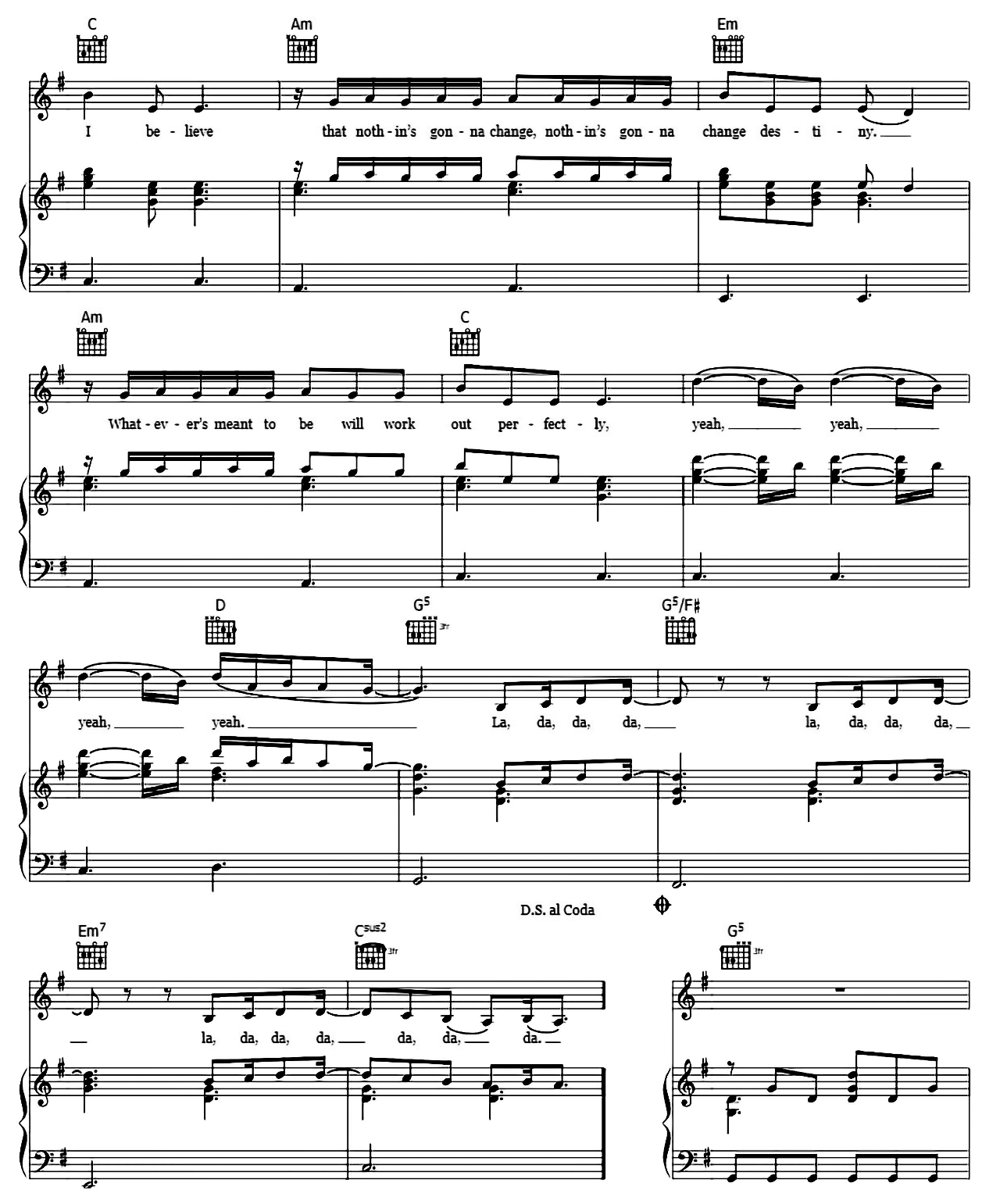 Keep Holding On sheet music 4