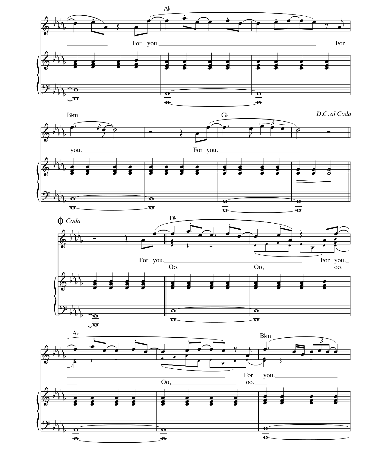 Rise Up sheet music 4