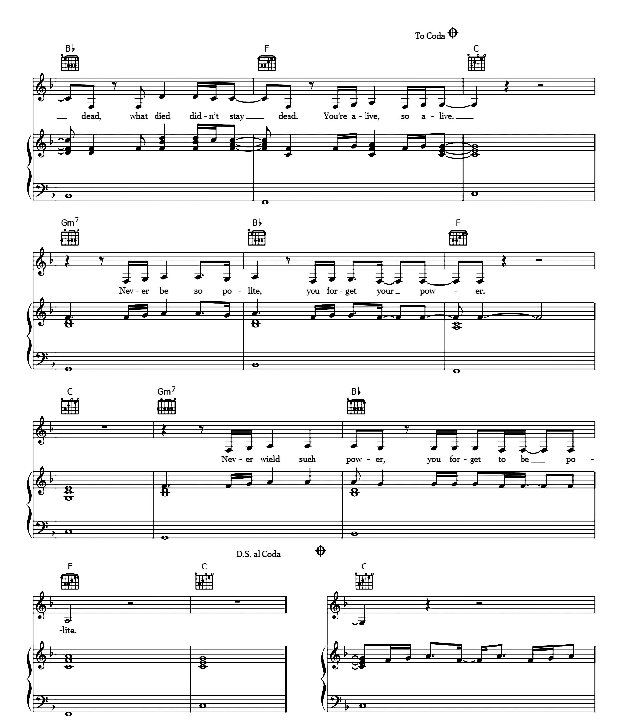 Marjorie sheet music 3