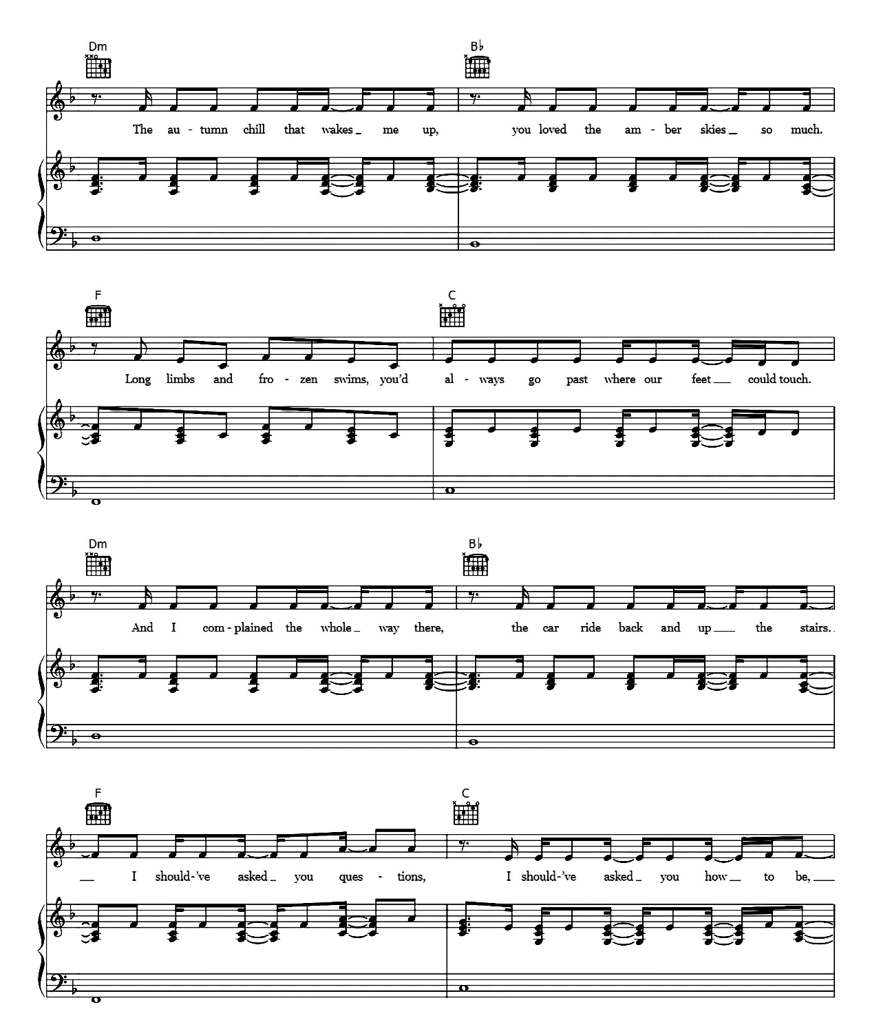 Marjorie sheet music 4