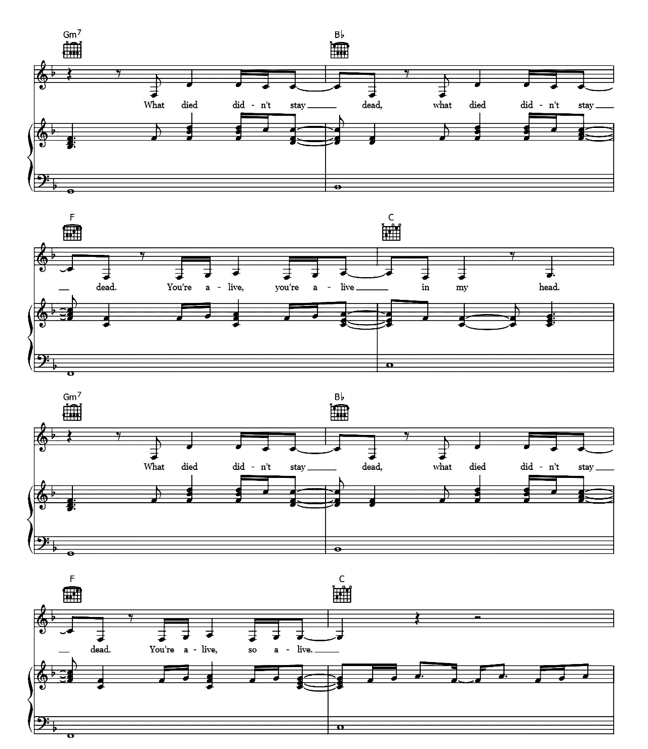 Marjorie sheet music 6