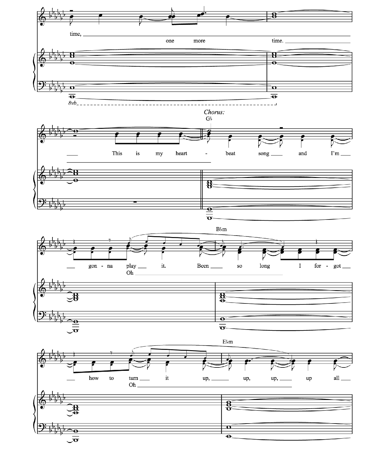 Heartbeat Song sheet music 6