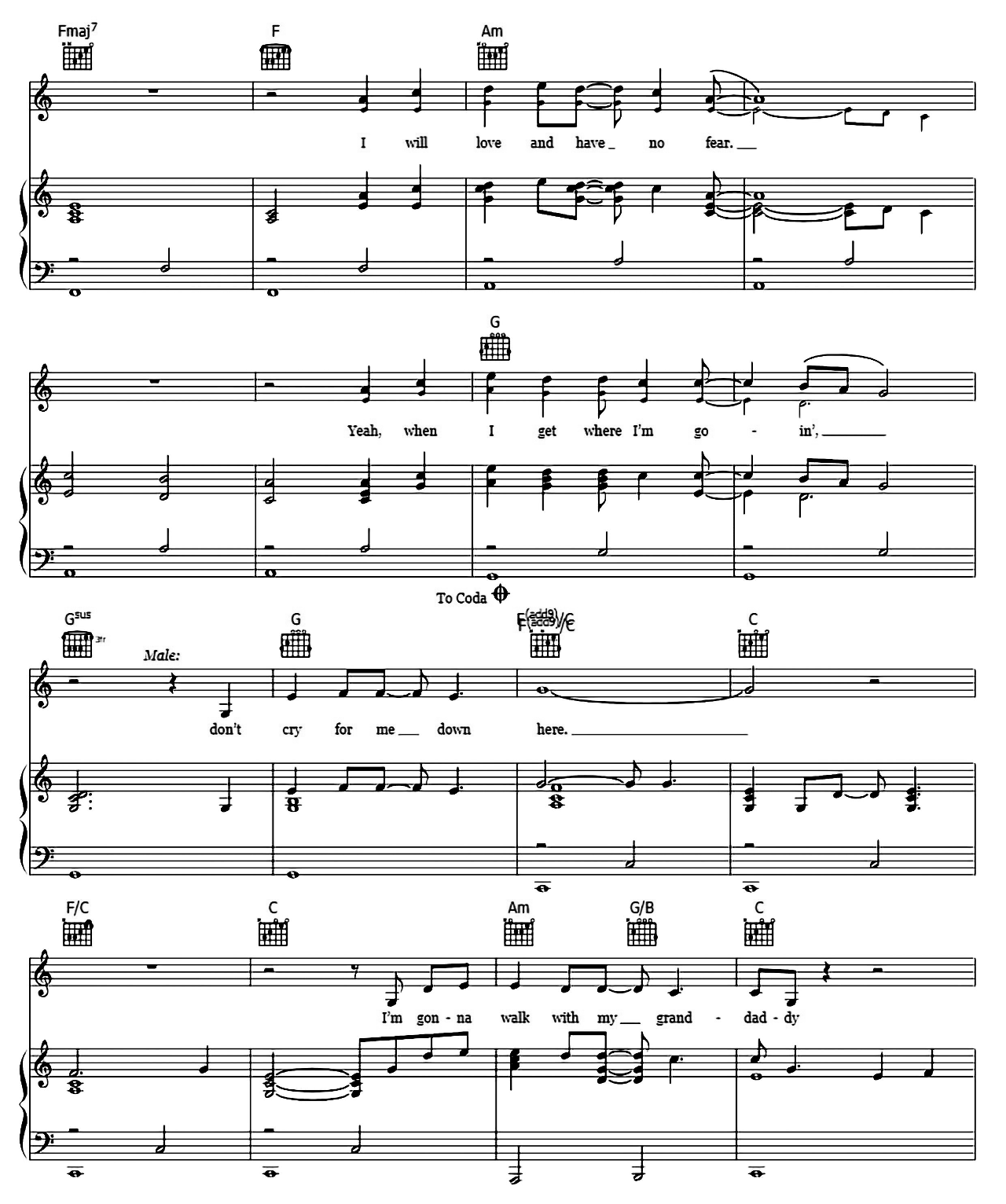 When I Get Where I'm Going sheet music 4